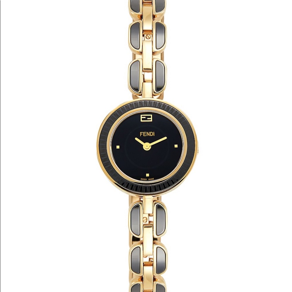 Fendi Goldplated Stainless Steel Bracelet Watch